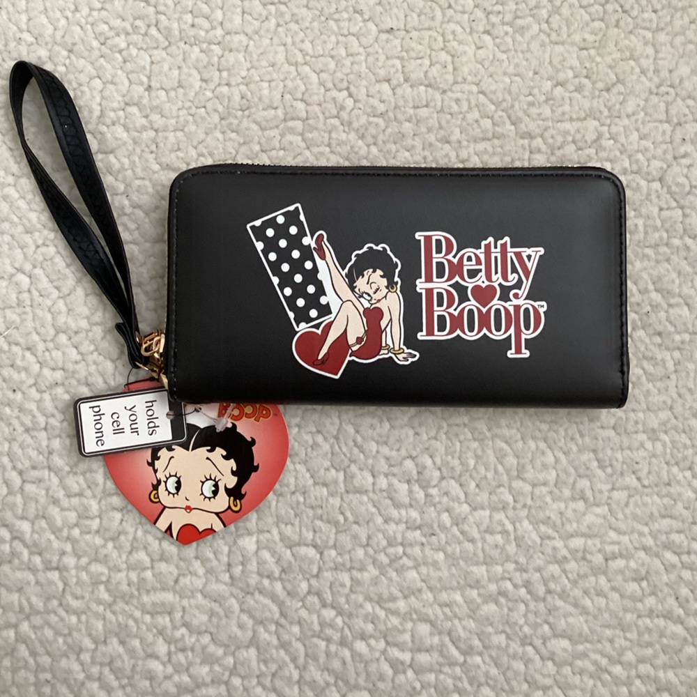 Betty Boop Wallet Wristlet, NWT